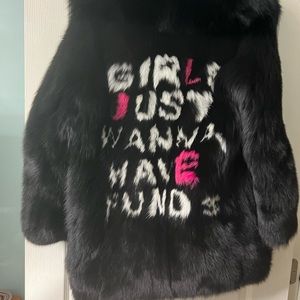 IAmJenniferLe Girls Just Wanna Have Funds fox fur coat